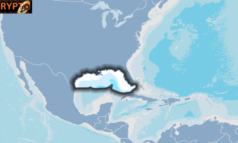 Gulf of mexico map